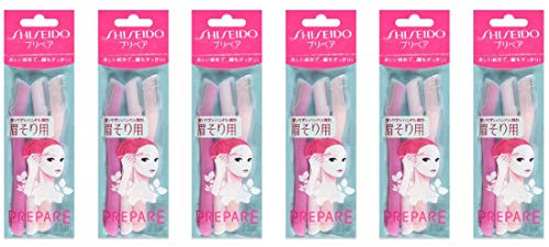 6 X FT Shiseido Eyebrow Razor 3pcs