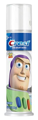 Crest Toothpaste 4_2 Ounce Kids Toy Story Pump Strawberry Pack of 3