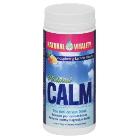 Natural Vitality Calm Drink Raspberry Lemon 4 oz