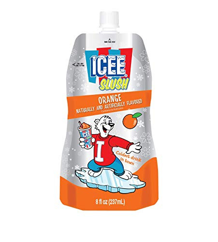 Icee Slush 8 fl oz Pouches Orange 12 Count