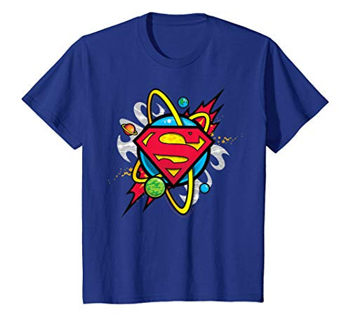 Kids DC Comics Superman Planet Chest Logo T-Shirt