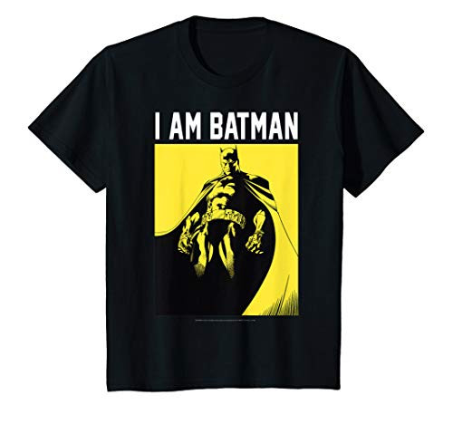Kids DC Comics I Am Batman Two Toned Poster T-Shirt