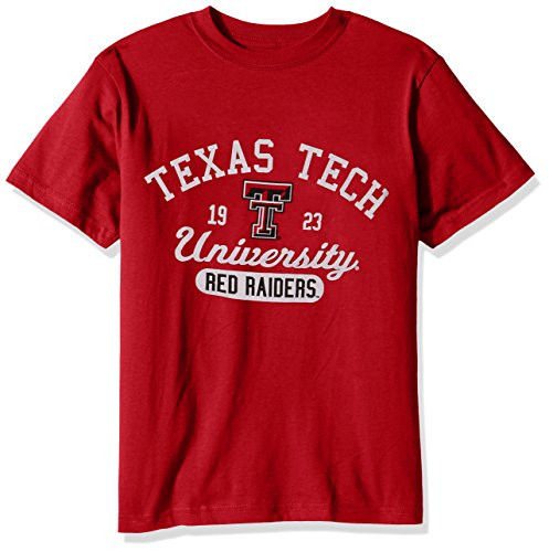 NCAA Texas Tech Red Raiders Youth Short Sleeve Tee Size 8-10 Small Red