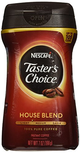 Nescafe Tasters Choice Instant House Blend Coffee 7 Ounce Canister