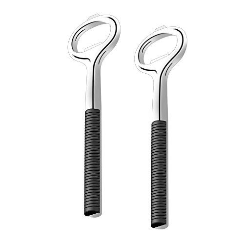 Bottle Opener, JINRUCHE Heavy Duty Stainless Steel Beer Bartender Bottle Opener, Solid Easy to Use Beer Openers (2 Pack) Bottle Opener, JINRUCHE Heavy Duty Stainless Steel Beer Bartender Bottle Opener, Solid Easy to Use Beer Openers (2 Pack)