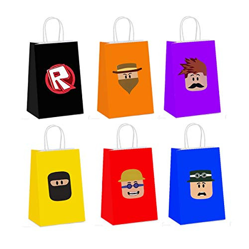 18PCS Roblox Birthday Party Paper Bags Supplies for Roblox Theme Birthday Party 18PCS Roblox Birthday Party Paper Bags Supplies for Roblox Theme Birthday Party