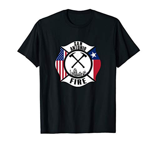 San Antonio Texas Fire Rescue Department Firefighters Duty T-Shirt