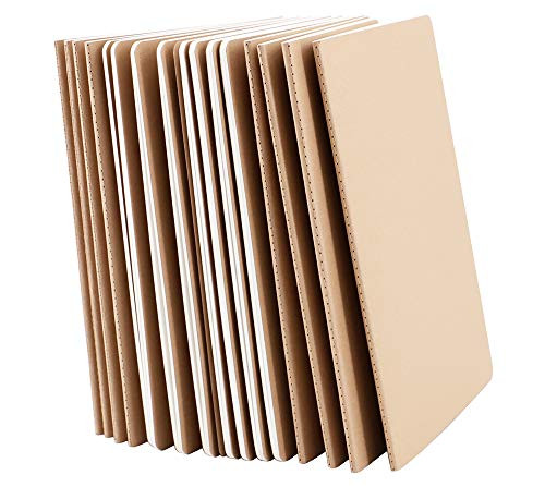 16 Pack Notebook Journals for Travelers Students and Office Writing Diary Subject Notebooks Planner with Thick Paper 60 Pages 30 Sheets 8_3x5_5 inch A5 Size Travel Journal Set Blank