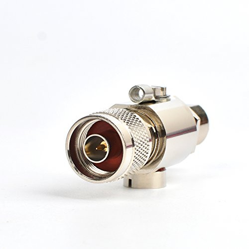 UAYESOK Coaxial Lightning Arrestor N Male to N Female Surge Arrester DC-3GHz 50ohm WiFi Lightning Surge Protector for 2G 3G 4G LTE GPS 900 MHz 2_4 GHz Wi-Fi Antennas UAYESOK Coaxial Lightning Arrestor N Male to N Female Surge Arrester DC-3GHz 50ohm WiFi Lightning Surge Protector for 2G 3G 4G LTE GPS 900 MHz 2_4 GHz Wi-Fi Antennas