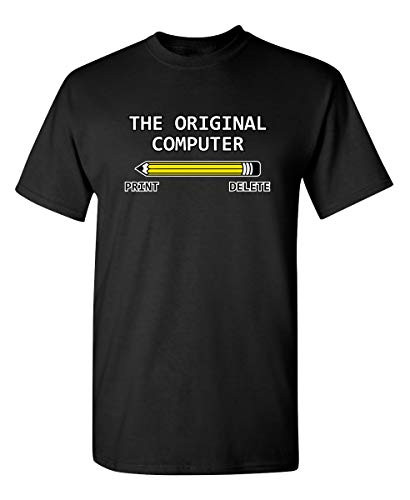 The Original Computer Graphic Novelty Sarcastic Funny T Shirt M Black