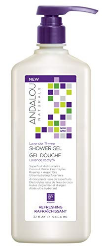 Andalou Naturals Mind   Body Refreshing Shower Gel Lavender Thyme 32 Ounce
