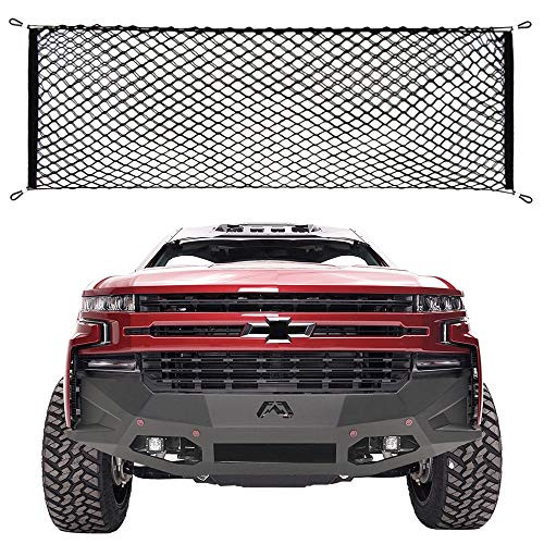9 MOON Truck Bed Envelope Style Trunk Mesh Cargo Net for Chevrolet Silverado 2013-2020 New