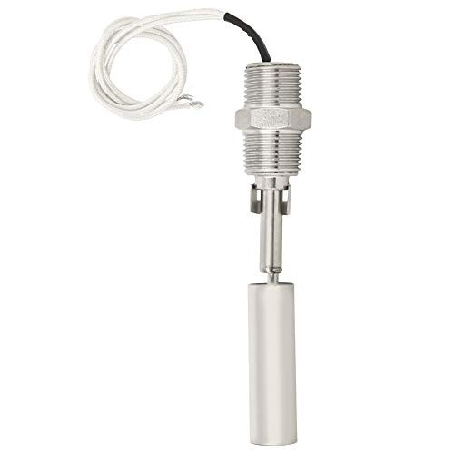 SANON Float Switch Liquid Water Level Float Sensor Switch Side-Mounted 304 Stainless Steel 12NPT Male Thread DC0-110V