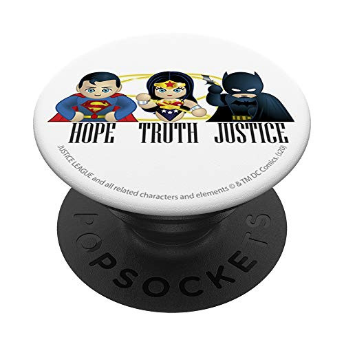 DC Comics Fan Art Justice League Hope Truth Justice PopSockets Grip and Stand for Phones and Tablets
