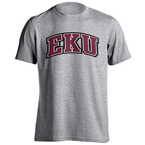 Eastern Kentucky University Colonels EKU Classic Arch Basic Short Sleeve T-Shirt Athletic Heather XL