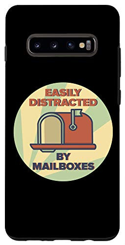 Galaxy S10 Postal Worker Easily Distracted By Mailboxes Postman Case