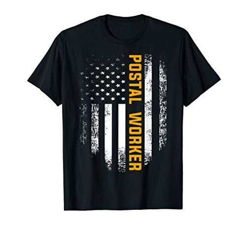 Vintage Postal Worker American Flag US Postal Service Gift T-Shirt