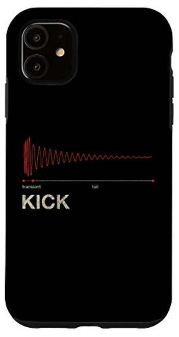 iPhone 11 Kick Snare DAW Producer Studio Audio Wave Gear VST Synth Case
