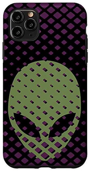 iPhone 11 Pro Max Alien Head Purple Black Sci-Fi Outer Space Conspiracy Horror Case iPhone 11 Pro Max Alien Head Purple Black Sci-Fi Outer Space Conspiracy Horror Case
