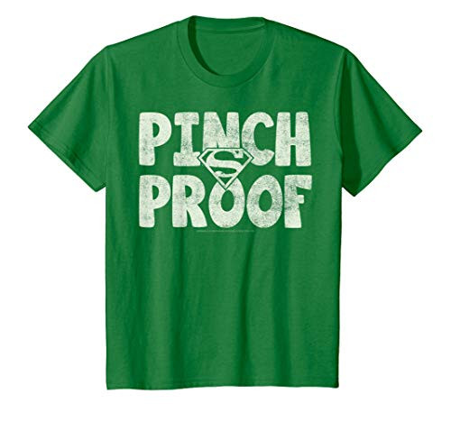 Kids DC Comics St_ Patricks Day Superman Pinch Proof T-Shirt