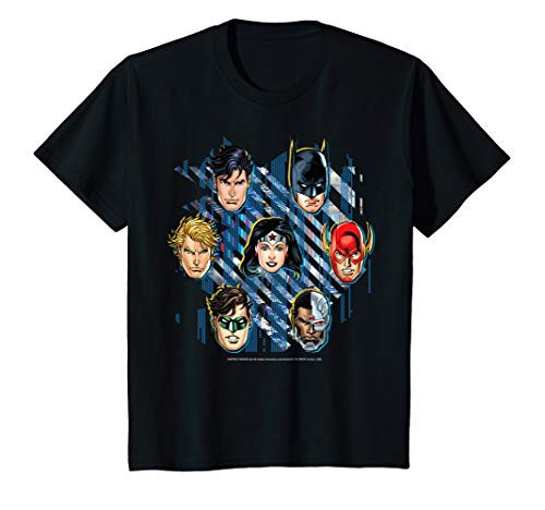 Kids DC Comics Justice League Glitch Group Shot T-Shirt