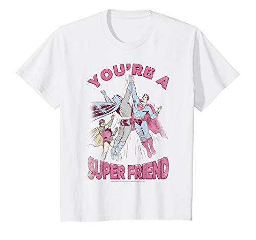 Kids DC Comics Valentines Justice League Youre A Super Friend T-Shirt