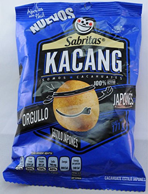 Sabritas Kacang Japonès Peanuts Japanese Style Snacks 3-pack