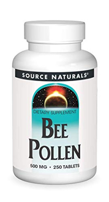 Source Naturals Bee Pollen 500 mg Dietary Supplement - 250 Tablets Source Naturals Bee Pollen 500 mg Dietary Supplement - 250 Tablets