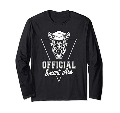 Official Smart Ass Donkey Pun - Funny Graduation Gift Long Sleeve T-Shirt