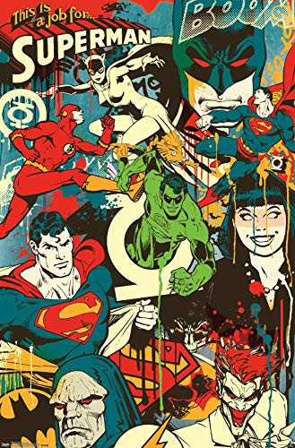 Trends International DC Comics - Justice League - This Looks Like A Job Wall Poster 22_375 x 34 Premium Unframed Version