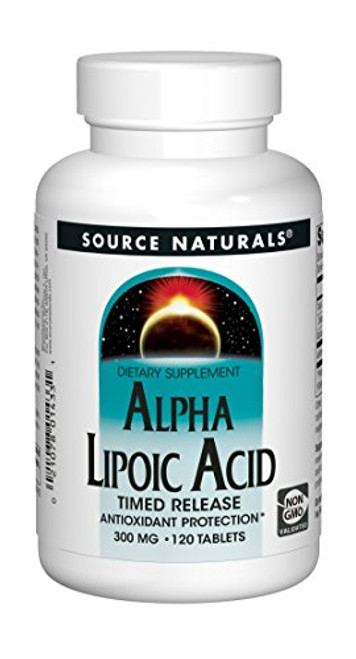 Source Naturals Alpha Lipoic Acid - Supports Healthy Sugar Metabolism Liver Function Energy Generation - 120 Time Release Tablets Source Naturals Alpha Lipoic Acid - Supports Healthy Sugar Metabolism Liver Function Energy Generation - 120 Time Release Tablets