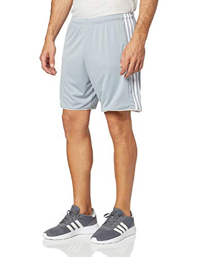 adidas Mens Soccer Tastigo 17 Shorts Light GreyWhite X-Small
