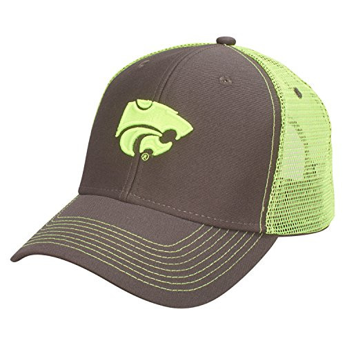 Ouray Sportswear NCAA Kansas State Wildcats Sideline Cap Dark GreyNeon Yellow Ouray Sportswear NCAA Kansas State Wildcats Sideline Cap Dark GreyNeon Yellow