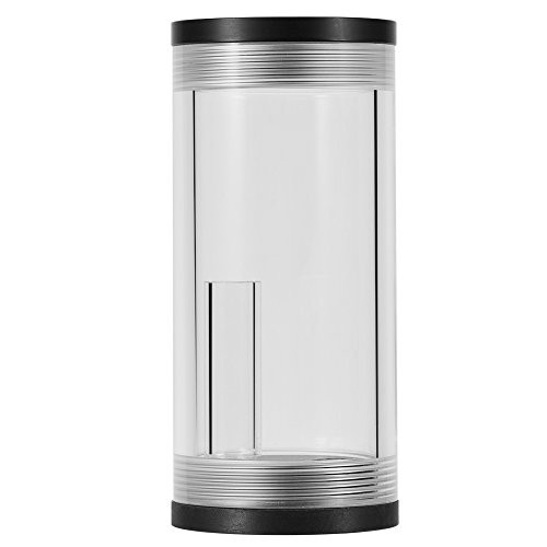 PC Water Cooling Reservoir Computer Water Pump Tank Liquid Water Cooling Rasdiator Acrylic Cylinder Water Reservoir Tank Kit Full Noise Reduction Work Quietly Design