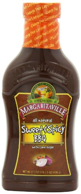 Margaritaville Caribbean BBQ Sauce Sweet and Spicy 17_5 Ounce Pack of 6