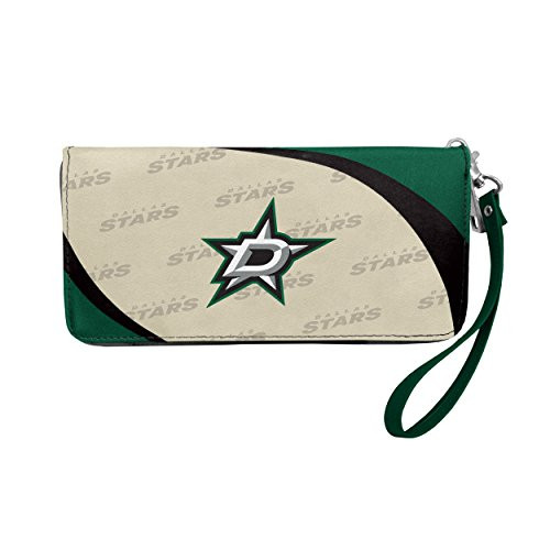 NHL Dallas Stars Curve Zip Organizer Wallet