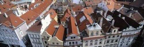 Posterazzi High angle view of buildings in a city Czech Republic Prague Poster Print 18 x 6