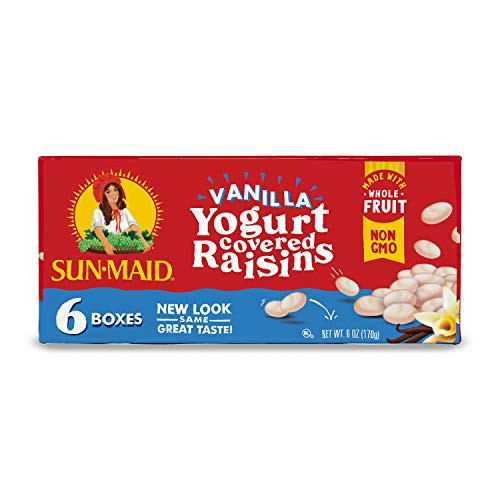 Sun-Maid Vanilla Yogurt Raisins 1-Ounce 6 Count Pack - 3