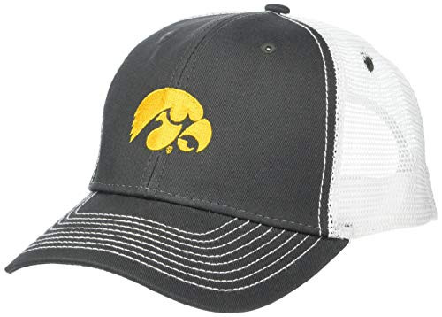 Ouray Sportswear NCAA Iowa Hawkeyes Sideline Cap GreyWhite