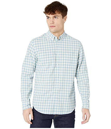 J_Crew Organic Stretch Wash Heather Van Buren Gingham Van Buren Gingham Heather Seaport LG