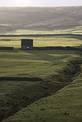 Posterazzi Stone Building And Walls Weardale England Poster Print 12 x 18