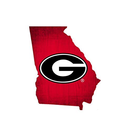 Fan Creations NCAA Georgia Bulldogs 12 Team Color Logo State