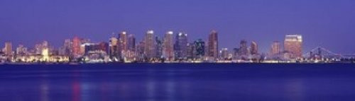 Posterazzi Buildings at the waterfront San Diego California USA Poster Print 20 x 6