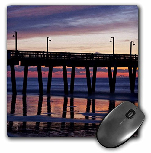 3dRose Georgia Tybee Island Sunrise - US11 JWL0501 - Joanne Wells - Mouse Pad 8 by 8 mp-89453-1