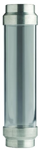 Plews 30-755 UltraView Clear Replacement Grease Tube Barrel with Silver Ends