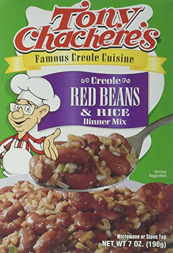 Tony Chachere Rice Dinner Mix Red Beans and Rice 4 Count