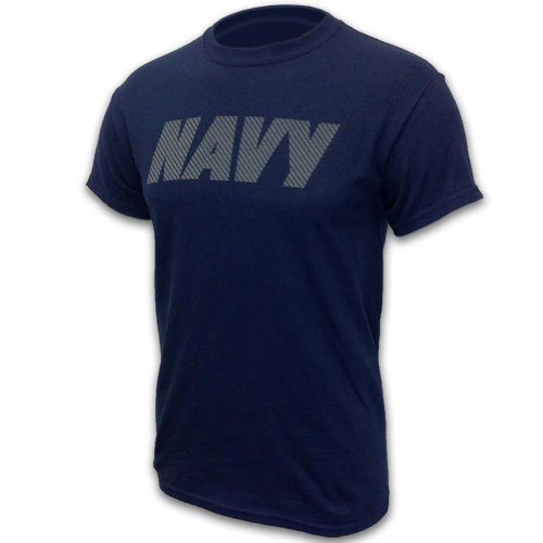 Armed Forces Gear Navy Reflective PT Tshirt - 2XL