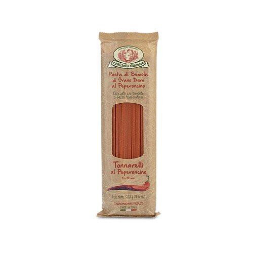 Rustichella dAbruzzo Durum Wheat Chili Pepper Tonnarelli Spaghetti Pasta - 17_6 oz 2 Pack Rustichella dAbruzzo Durum Wheat Chili Pepper Tonnarelli Spaghetti Pasta - 17_6 oz 2 Pack
