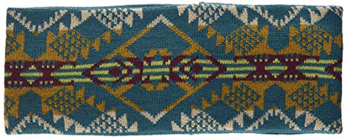 Pendleton Womens Fleece-Lined Headband Journey West Turquoise One Size