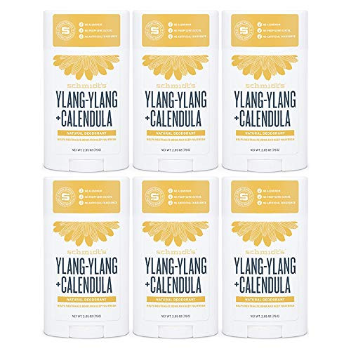 Schmidts Ylang Ylang  Calendula Natural Deodorant 2_65 Oz 6 Pack